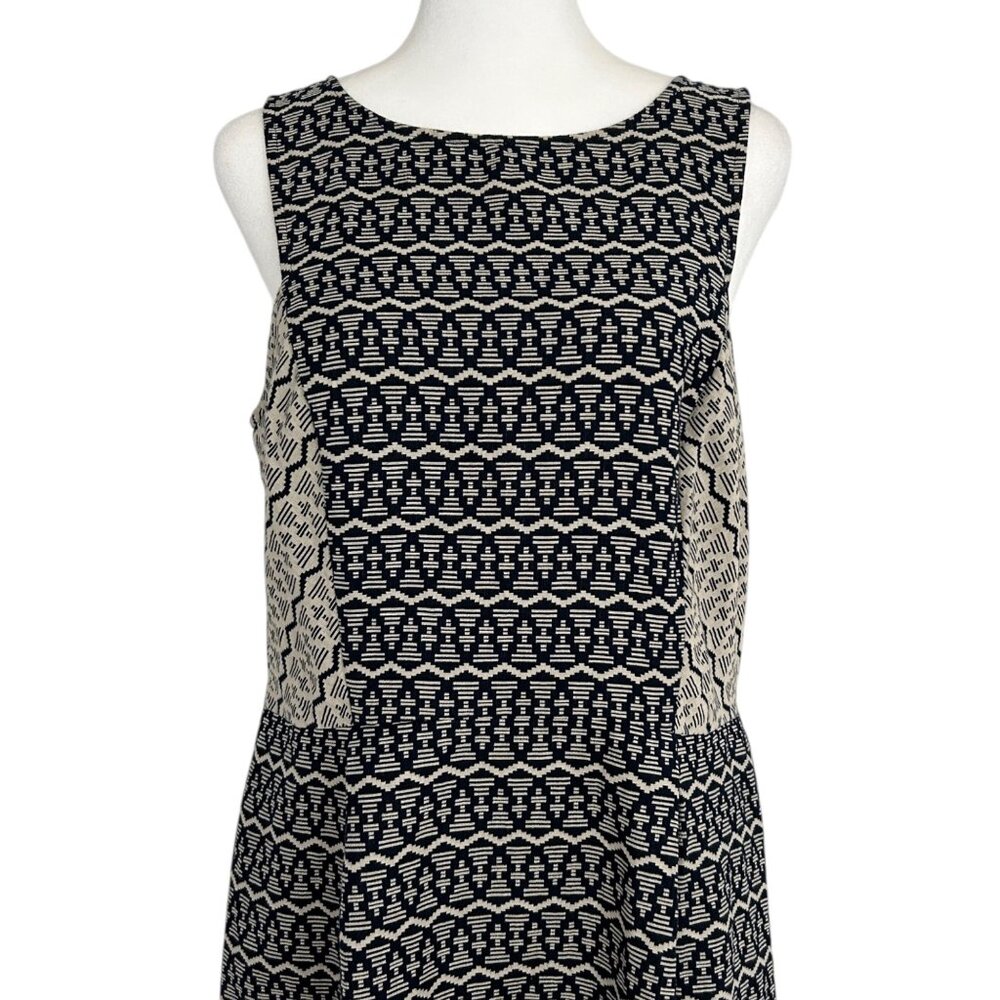 Ann‎ Taylor Loft Tapestry Geometric Pattern Sleeveless Dress (8) - Picture 6 of 13